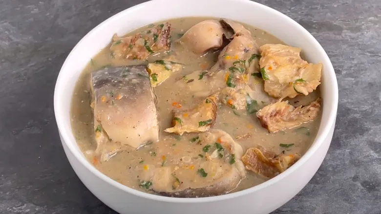 Ofe Nsala Soup white soup- per portion